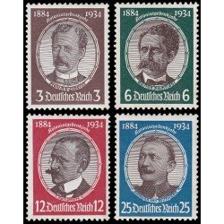 Alemania Imperio Germany 499/02 1934 50 aniv. del establecimiento de colonias alemanas MNH Alemania Imperio Germany 499/02 1934 50 aniv. del establecimiento de colonias alemanas MNH