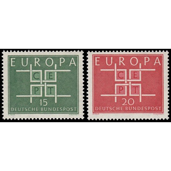 Alemania Federal Germany 278/79 1963 Europa MNH Alemania Federal Germany 278/79 1963 Europa MNH