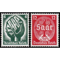 Alemania Imperio Germany 509/10 1934 Plebiscito del Sarre MNH Alemania Imperio Germany 509/10 1934 Plebiscito del Sarre MNH