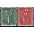 Alemania Federal Germany 93/94 1955 Exposición filatélica internacional Westropa 1955, Düsseldorf MNH