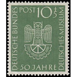 Alemania Federal Germany 51 1953 50 años del Museo Alemán de Múnich MNH Alemania Federal Germany 51 1953 50 años del Museo Alemán de Múnich MNH