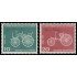 Alemania Federal Germany 235/36 1961 75 años de motorización del transporte Primer automóvil de Gottlieb Daimler (1834-1900), firma  MNH