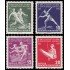 Alemania Oriental 254/57 1956 2º Juegos deportivos de Leipzig MNH