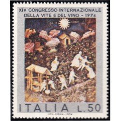 Italia Italy 1196 1974 XIV Congreso internacional de la vida y el vino MNH Italia Italy 1196 1974 XIV Congreso internacional de la vida y el vino MNH