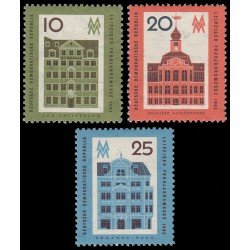 Alemania Oriental 586/88 1962 Feria de primavera de Leipzig MNH Alemania Oriental 586/88 1962 Feria de primavera de Leipzig MNH