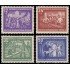 Alemania Oriental 55/58 1952 Propaganda de reconstrucción nacional MNH