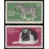 Alemania Oriental 538/39 1961 Centenario del zoológico de Dresde MNH