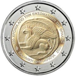 Grecia 2020 2 € euros conmemorativos Tracia Grecia 2020 2 € euros conmemorativos Tracia