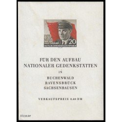 Alemania Oriental Germany HB 8 1956 70 aniv. del nacimiento de Ernst Thalmann Alemania Oriental Germany HB 8 1956 70 aniv. del nacimiento de Ernst Thalmann