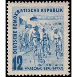 Alemania Oriental 59 1952 Carrera de ciclismo internacional por la paz MH Alemania Oriental 59 1952 Carrera de ciclismo internacional por la paz MH