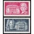 Alemania Oriental 115/16 1953 Bicentenario de la muerte de los arquitectos G. W. von Knobelsdorff y B. Neumann MH