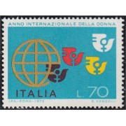 Italia Italy 1224 1975 Año internacional de la mujer MNH