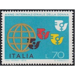 Italia Italy 1224 1975 Año internacional de la mujer MNH Italia Italy 1224 1975 Año internacional de la mujer MNH