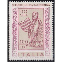 Italia Italy 1231 1975 450º Aniversario del compositor G. Pierluigi de Palestrina MNH Italia Italy 1231 1975 450º Aniversario del compositor G. Pierluigi de Palestrina MNH