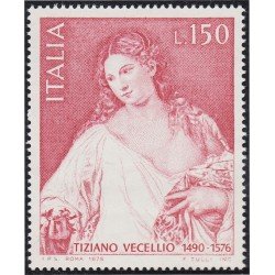 Italia Italy 1271 1976 400º Aniversario de la muerte del pintor Tiziano Vencellio MNH Italia Italy 1271 1976 400º Aniversario de la muerte del pintor Tiziano Vencellio MNH