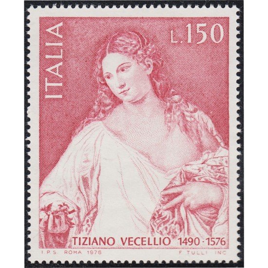 Italia Italy 1271 1976 400º Aniversario de la muerte del pintor Tiziano Vencellio MNH