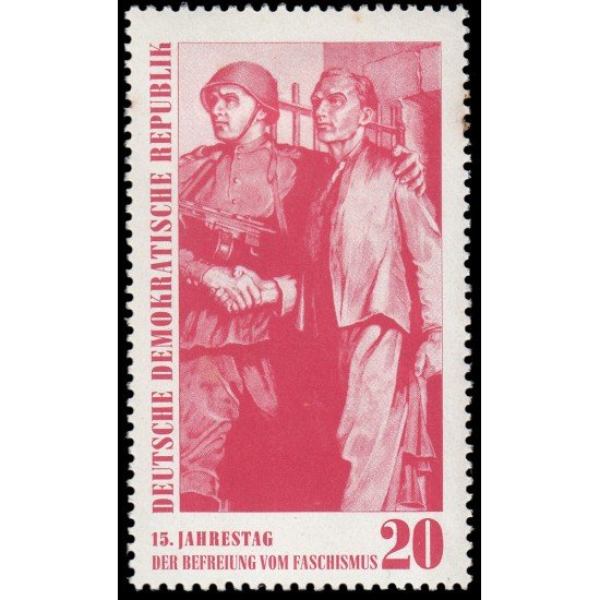 Alemania Oriental 478 1960 15 aniv. de la liberación de los campos de deportación MH Alemania Oriental 478 1960 15 aniv. de la liberación de los campos de deportación MH