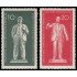 Alemania Oriental 488/89 1960 Monumentos a Lenin y Thalmann en Weimar MH