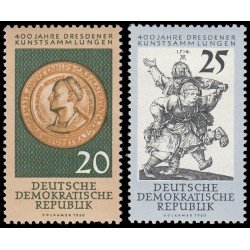 Alemania Oriental 506/07 1960 400 aniv. de las colecciones antiguas del Museo de Dresde MH Alemania Oriental 506/07 1960 400 aniv. de las colecciones antiguas del Museo de Dresde MH