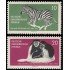 Alemania Oriental 538/39 1961 Centenario del zoológico de Dresde MH