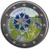 Estonia 2024 2 € euros conmemorativos Color El Aciano Flor de Estonia