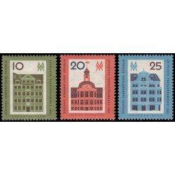 Alemania Oriental 586/88 1962 Feria de primavera de Leipzig MH Alemania Oriental 586/88 1962 Feria de primavera de Leipzig MH