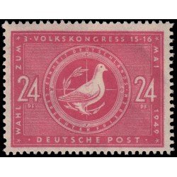 Alemania Oriental 51 1949 Emisiones Generales 3º congrreso popular MH Alemania Oriental 51 1949 Emisiones Generales 3º congrreso popular MH