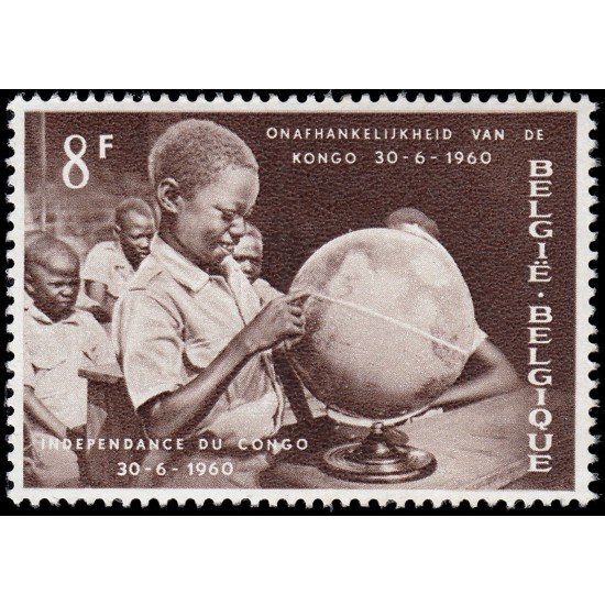 Bélgica 1146 1960 Independencia del Congo MNH Bélgica 1146 1960 Independencia del Congo MNH