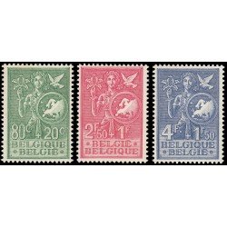 Bélgica 927/29 1953 En beneficio de la Oficina europea de la infancia y la juventud MNH Bélgica 927/29 1953 En beneficio de la Oficina europea de la infancia y la juventud MNH