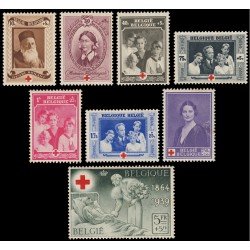 Bélgica 496/03 1939 75 aniv. de Cruz Roja internacional MH Bélgica 496/03 1939 75 aniv. de Cruz Roja internacional MH
