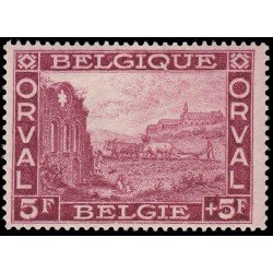 Bélgica 265 1928 De la serie Fondos para la reconstrucción Abadía de Orval MNH