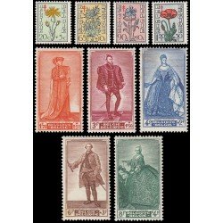 Bélgica 814/22 1949 En beneficio de obras antituberculosis MNH Bélgica 814/22 1949 En beneficio de obras antituberculosis MNH