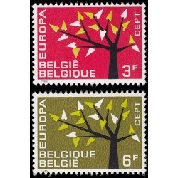 Bélgica 1222/23 1962 Europa MNH