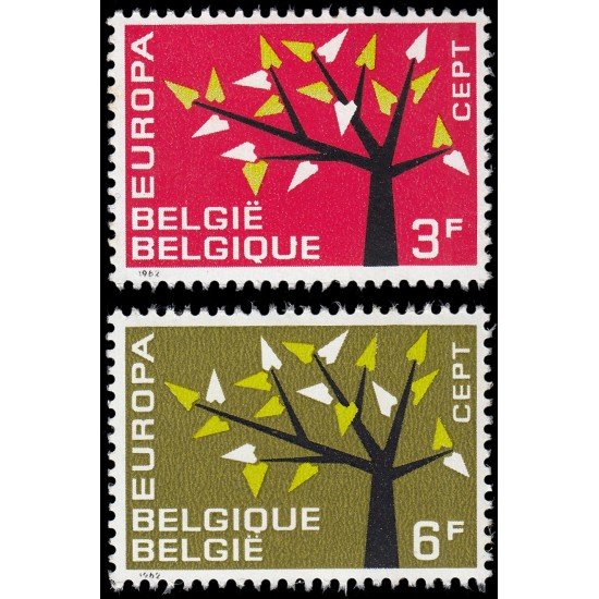 Bélgica 1222/23 1962 Europa MNH Bélgica 1222/23 1962 Europa MNH