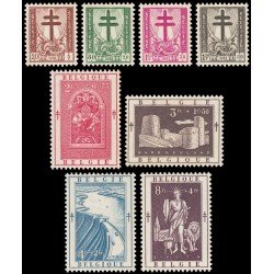 Bélgica 900/07 1952 En beneficio de obras antituberculosis MNH Bélgica 900/07 1952 En beneficio de obras antituberculosis MNH