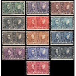 Bélgica 221/33 1925 75 Aniv. del sello Leopoldo I y Alberto I MH Bélgica 221/33 1925 75 Aniv. del sello Leopoldo I y Alberto I MH
