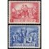 Bélgica 697/98 1945 A favor de los damnificados MNH