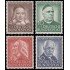 Alemania Federal Germany 59/62 1953 Bienestar: ayudantes de la humanidad 1953 MNH