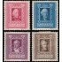 Liechtenstein 182/85 1942 Retratos de príncipes MH