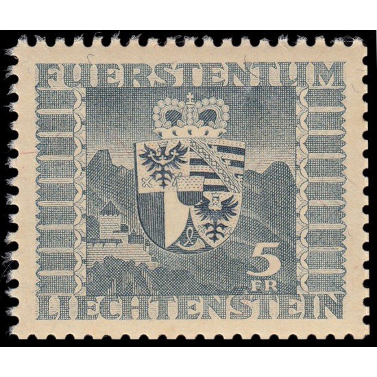 Liechtenstein 218 1945 Castillo de Vaduz Escudo MNH Liechtenstein 218 1945 Castillo de Vaduz Escudo MNH