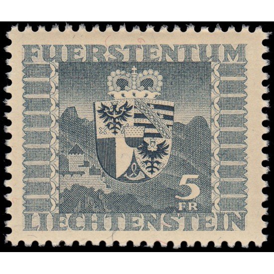 Liechtenstein 218 1945 Castillo de Vaduz Escudo MH