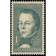 Liechtenstein 393 1964 Centenario de la muerte del historiador Peter Kaiser MNH