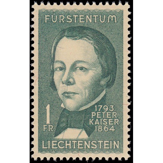 Liechtenstein 393 1964 Centenario de la muerte del historiador Peter Kaiser MNH Liechtenstein 393 1964 Centenario de la muerte del historiador Peter Kaiser MNH