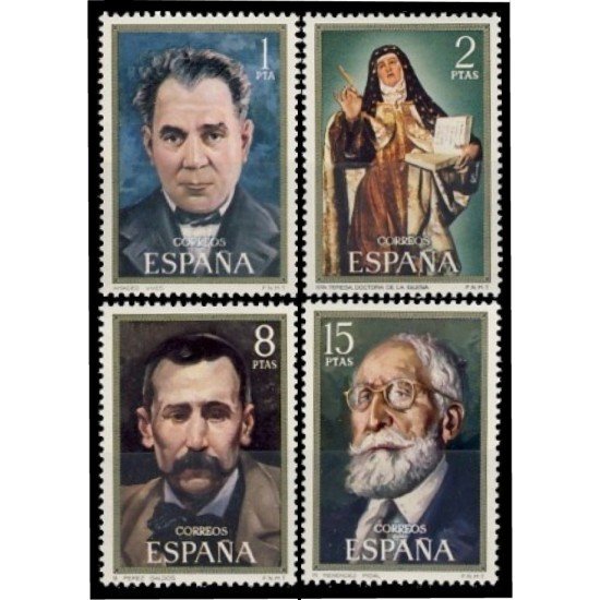 España Spain 2027/30 1971 Centenario de Celebridades MNH España Spain 2027/30 1971 Centenario de Celebridades MNH