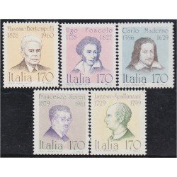 Italia Italy 1384/88 1979 Celebridades italianas MNH Italia Italy 1384/88 1979 Celebridades italianas MNH