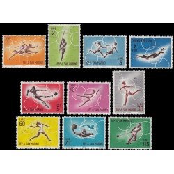 San Marino 605/14 1963 Preludio de los juegos olímpicos MNH San Marino 605/14 1963 Preludio de los juegos olímpicos MNH