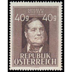 Österreich Austria 694A 1948 Artistas austriacos famosos Adalbert Stifter poeta y pintor MNH Österreich Austria 694A 1948 Artistas austriacos famosos Adalbert Stifter poeta y pintor MNH