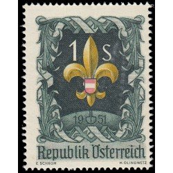 Österreich Austria 800 1951 7º Jamboree Mundial MNH Österreich Austria 800 1951 7º Jamboree Mundial MNH