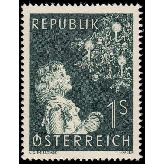Österreich Austria 827 1954 Navidad MNH Österreich Austria 827 1954 Navidad MNH