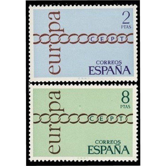 España Spain 2031/32 1971 Europa Cept MNH España Spain 2031/32 1971 Europa Cept MNH